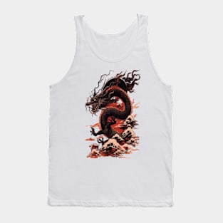 dragon in Asian style Tank Top